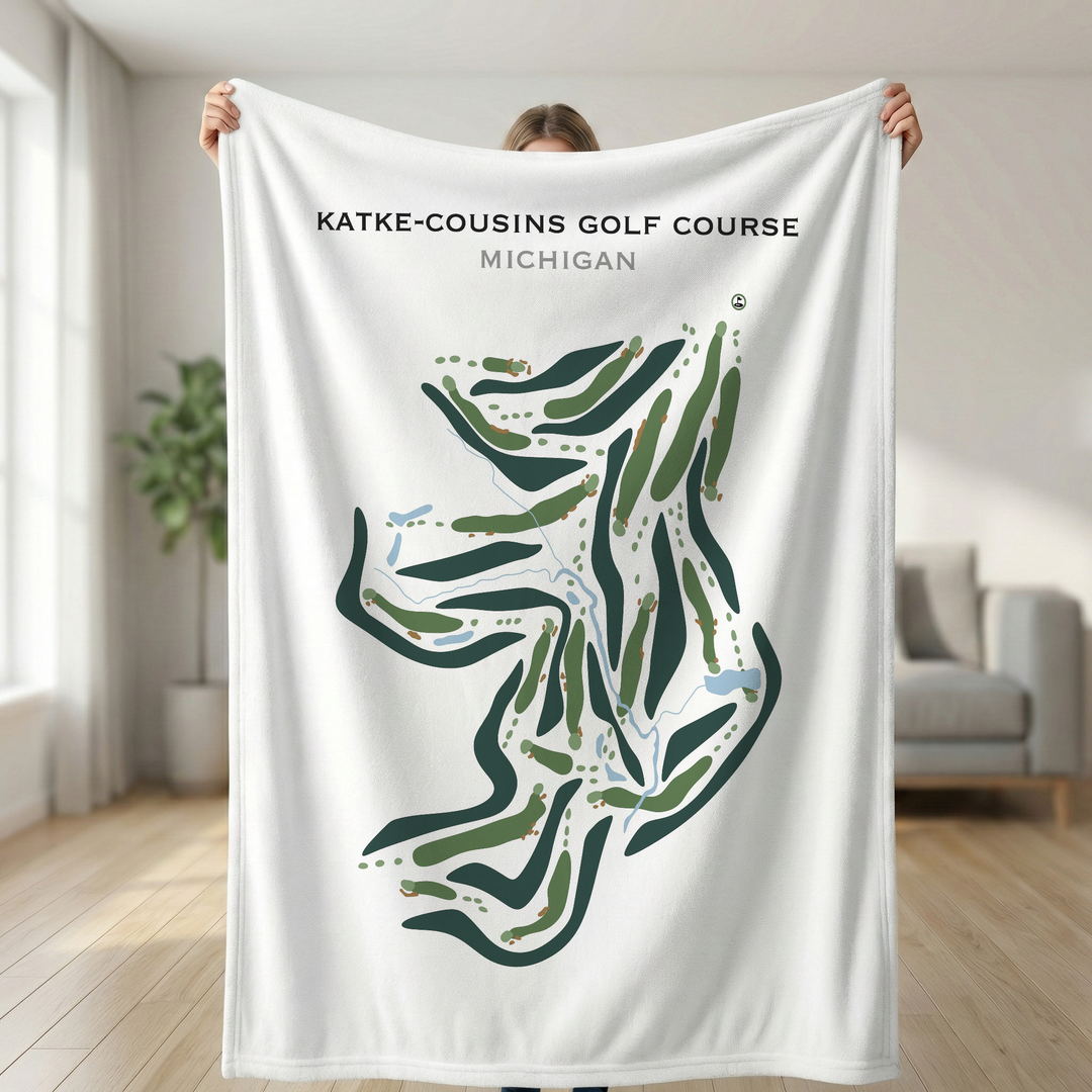 Katke - Cousins Golf Course, Michigan - Printed Golf Courses