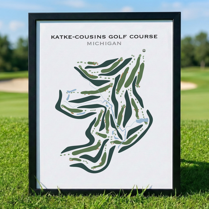 Katke - Cousins Golf Course, Michigan - Printed Golf Courses