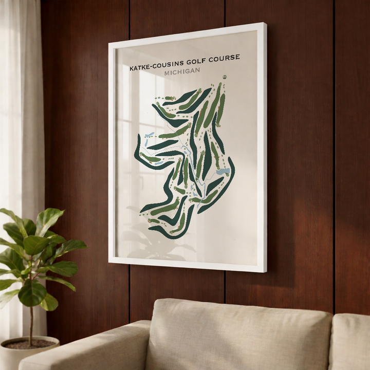 Katke - Cousins Golf Course, Michigan - Printed Golf Courses