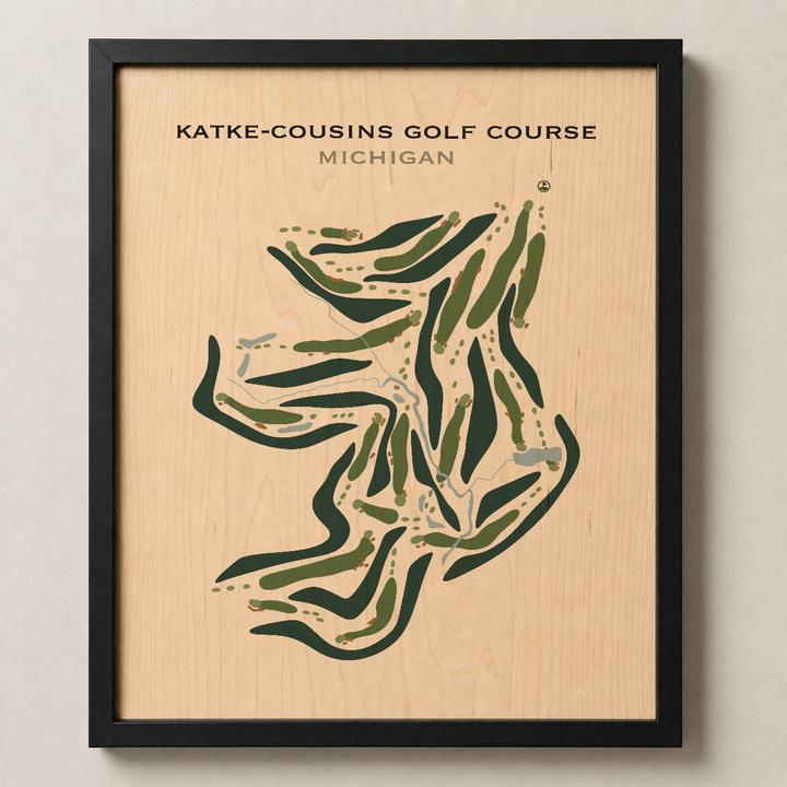 Katke - Cousins Golf Course, Michigan - Printed Golf Courses