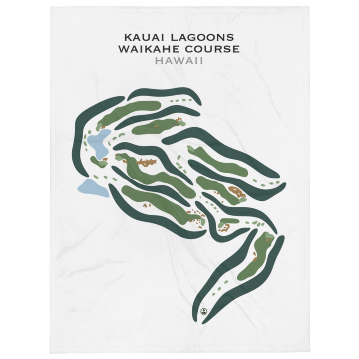 Kauai Lagoons Kiele Waikahe Course, Hawaii - Printed Golf Courses