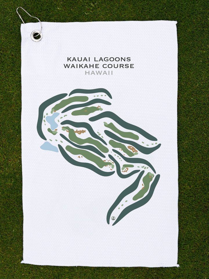 Kauai Lagoons Kiele Waikahe Course, Hawaii - Printed Golf Courses