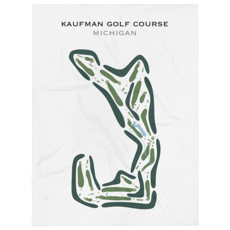 Kaufman Golf Course, Michigan - Printed Golf Courses