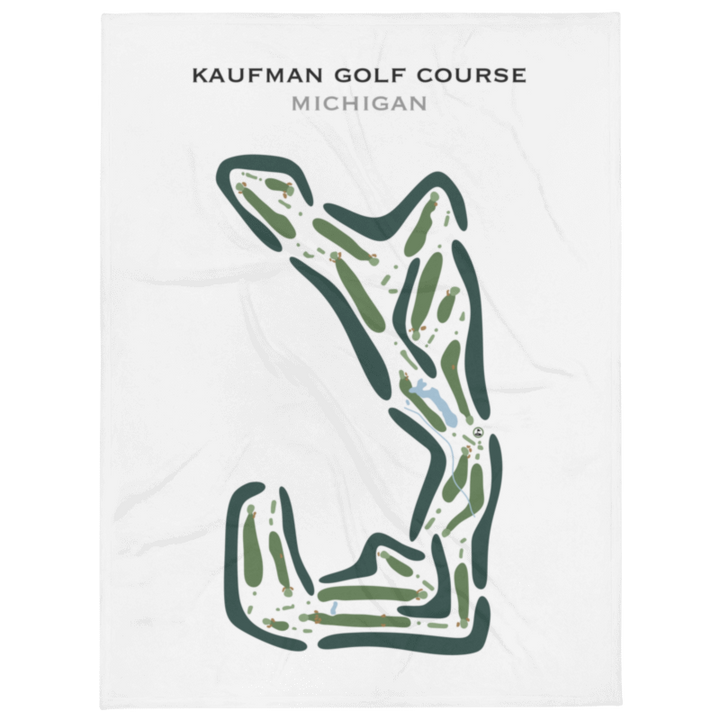 Kaufman Golf Course, Michigan - Printed Golf Courses