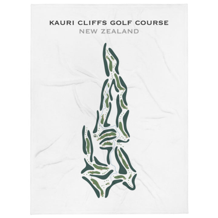 Kauri Cliffs Golf Course, New Zealand - Printed Golf Course