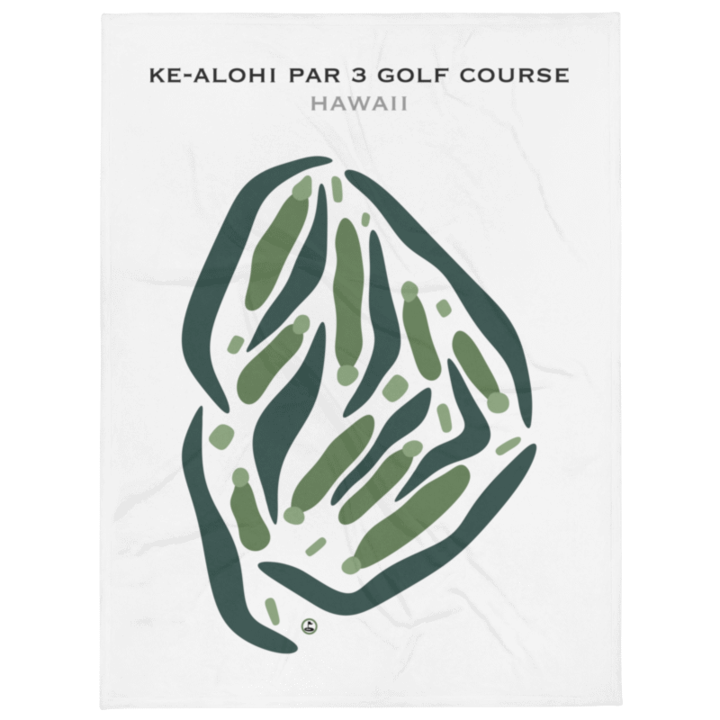 Ke'alohi Par-3 Golf Course, Hawaii - Printed Golf Courses