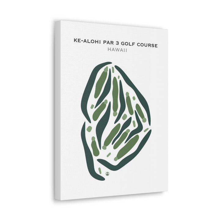 Ke'alohi Par-3 Golf Course, Hawaii - Printed Golf Courses