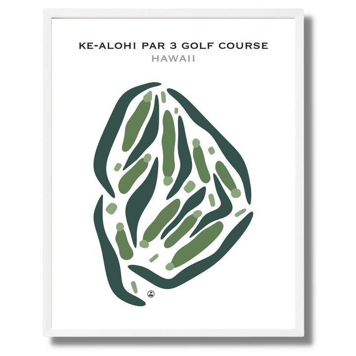 Ke'alohi Par-3 Golf Course, Hawaii - Printed Golf Courses