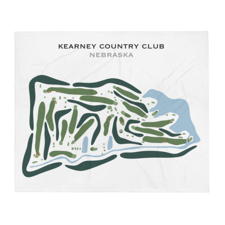 Kearney Country Club, Nebraska - Printed Golf Courses