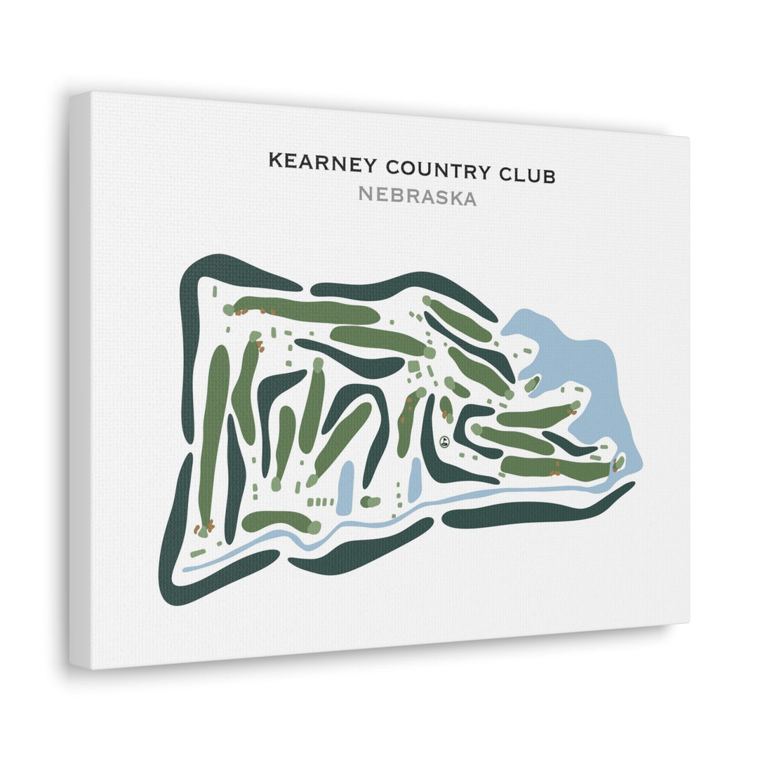 Kearney Country Club, Nebraska - Printed Golf Courses