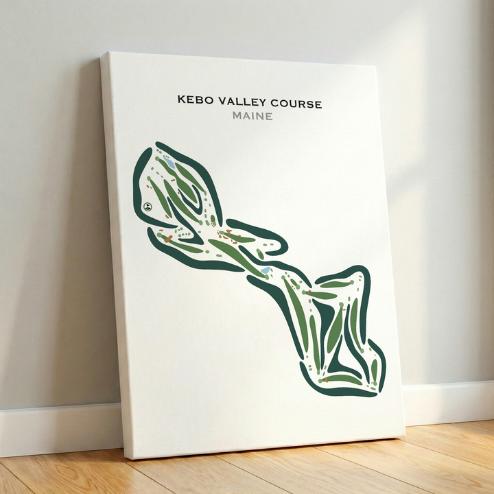 Kebo Valley Course, Maine - Printed Golf Courses