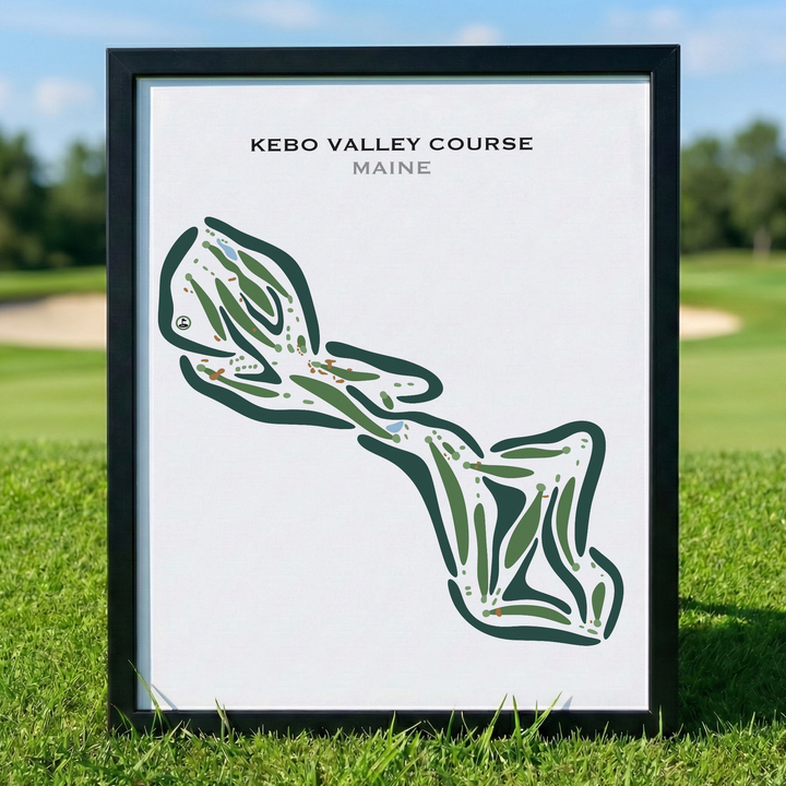 Kebo Valley Course, Maine - Printed Golf Courses