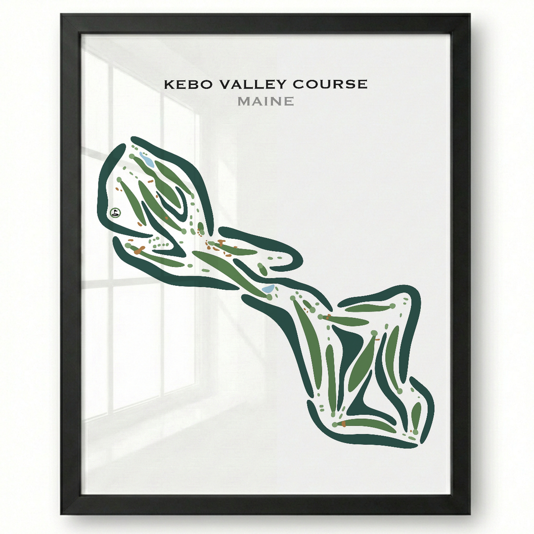 Kebo Valley Course, Maine - Printed Golf Courses