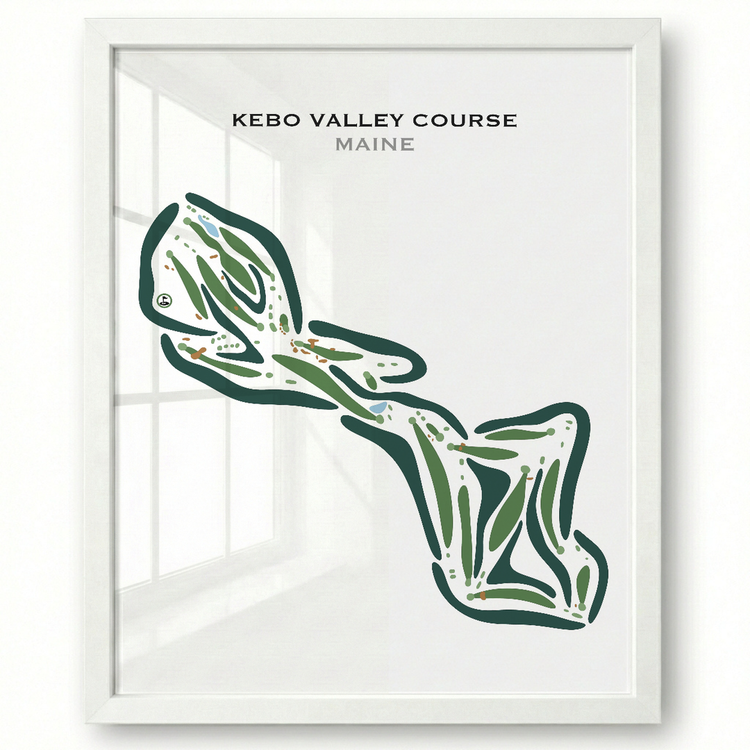 Kebo Valley Course, Maine - Printed Golf Courses