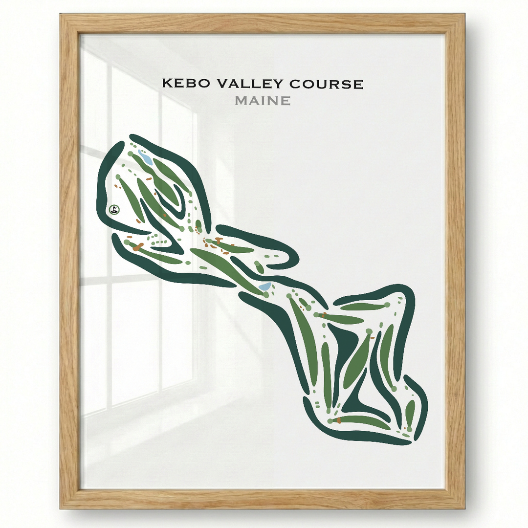Kebo Valley Course, Maine - Printed Golf Courses