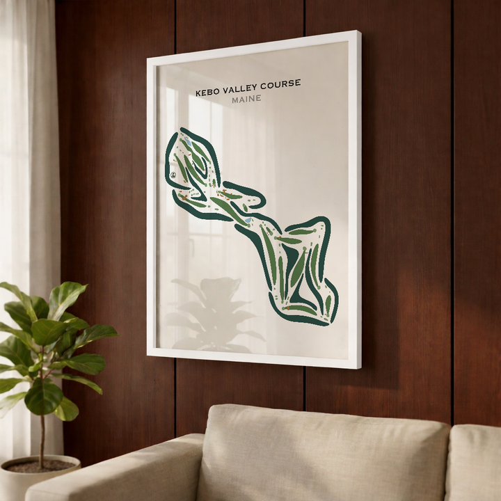 Kebo Valley Course, Maine - Printed Golf Courses