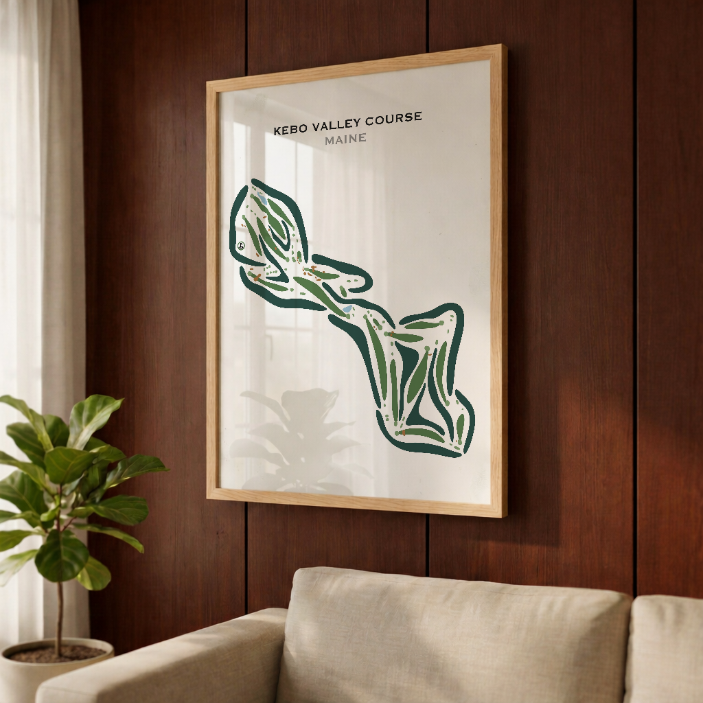 Kebo Valley Course, Maine - Printed Golf Courses