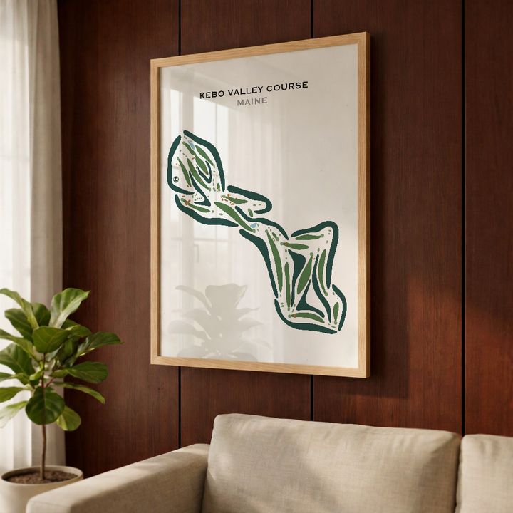 Kebo Valley Course, Maine - Printed Golf Courses