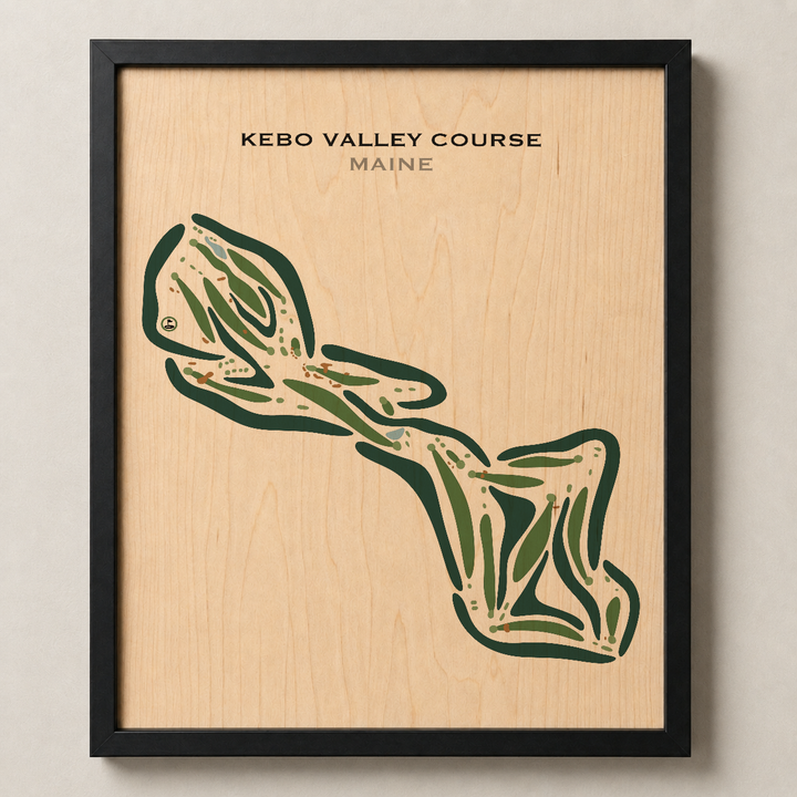 Kebo Valley Course, Maine - Printed Golf Courses