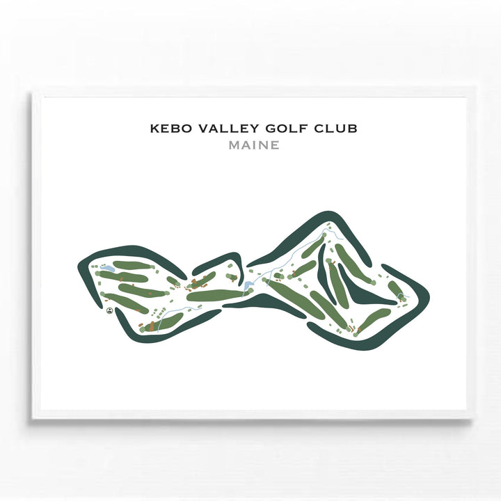 Kebo Valley Course, Maine - Printed Golf Courses