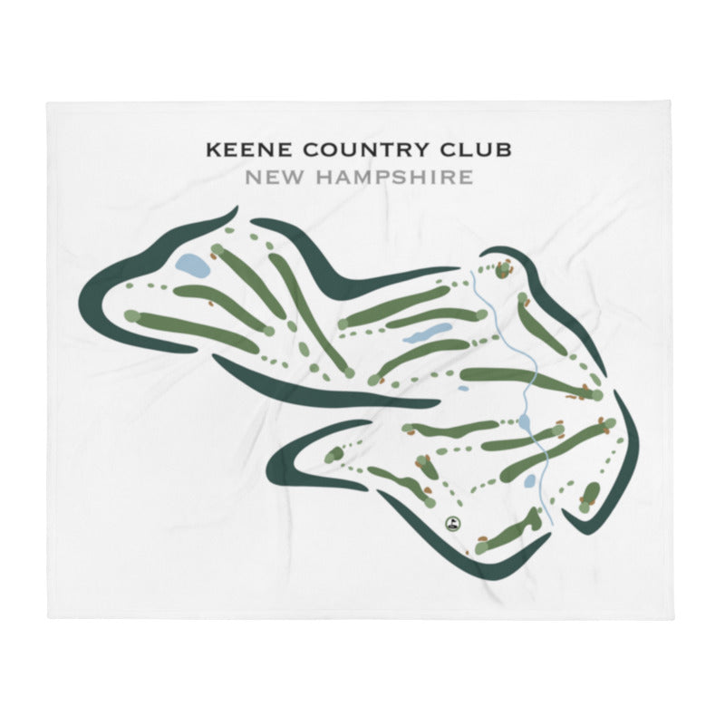 Keene Country Club, New Hampshire - Printed Golf Courses