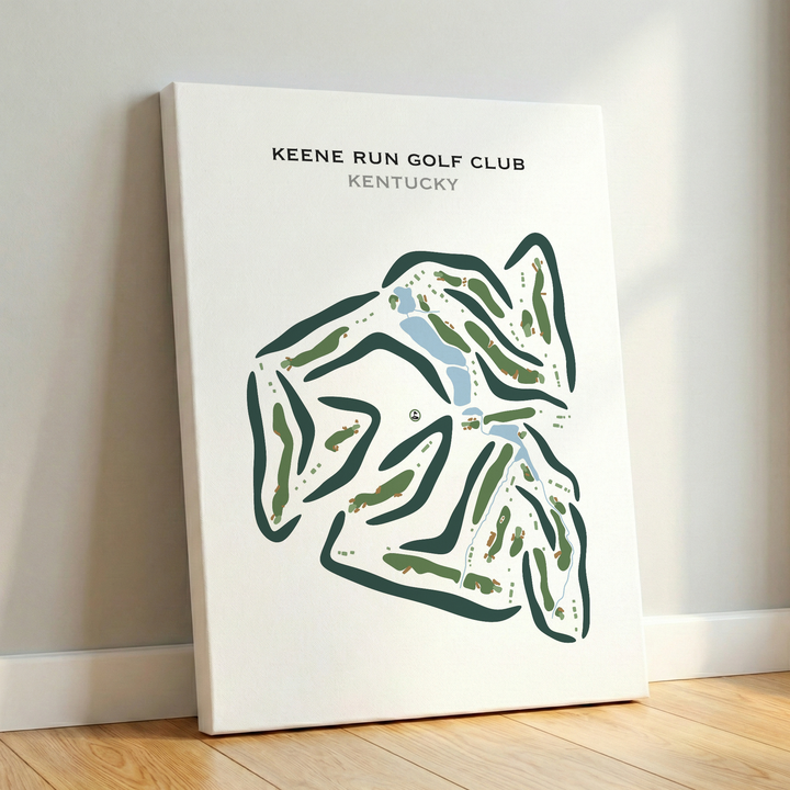 Keene Run Golf Club, Kentucky - Printed Golf Courses