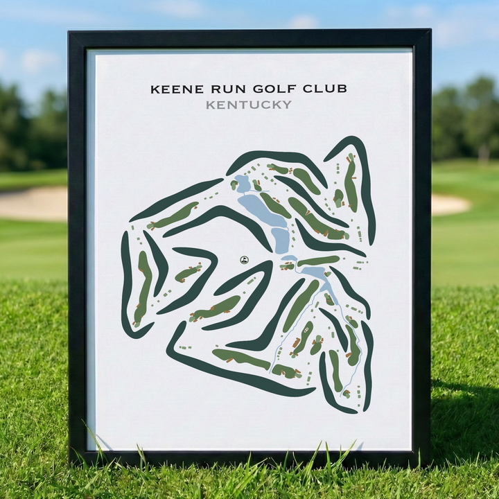 Keene Run Golf Club, Kentucky - Printed Golf Courses