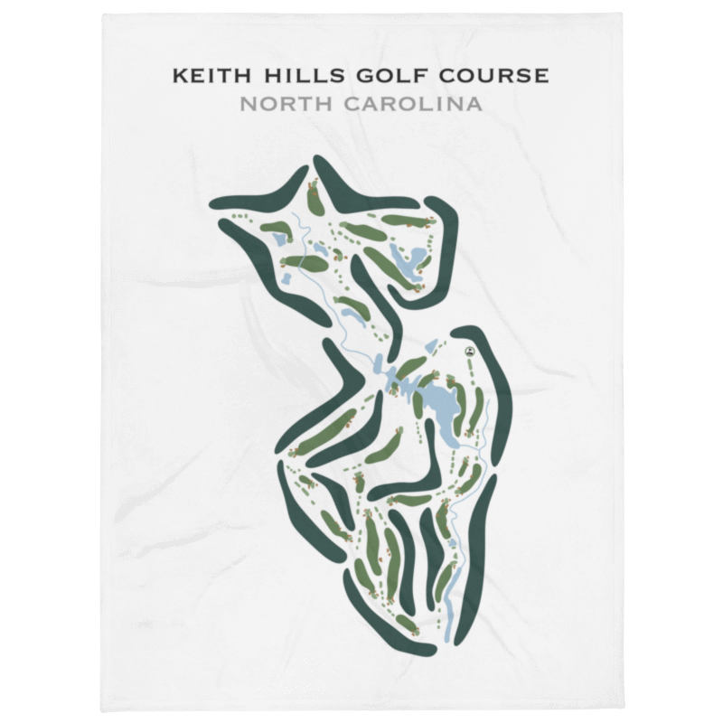 Keith Hills Golf Course, North Carolina - Printed Golf Courses