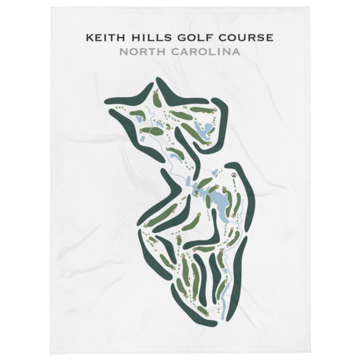 Keith Hills Golf Course, North Carolina - Printed Golf Courses