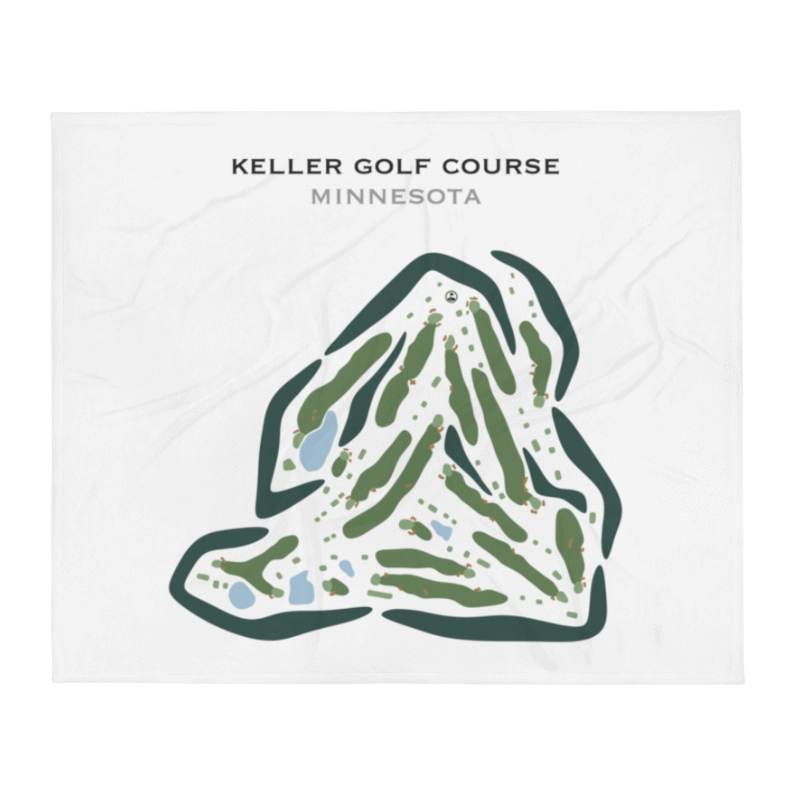 Keller Golf Course, Minnesota - Printed Golf Courses