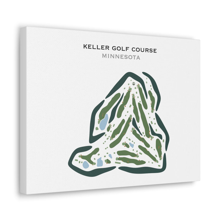 Keller Golf Course, Minnesota - Printed Golf Courses