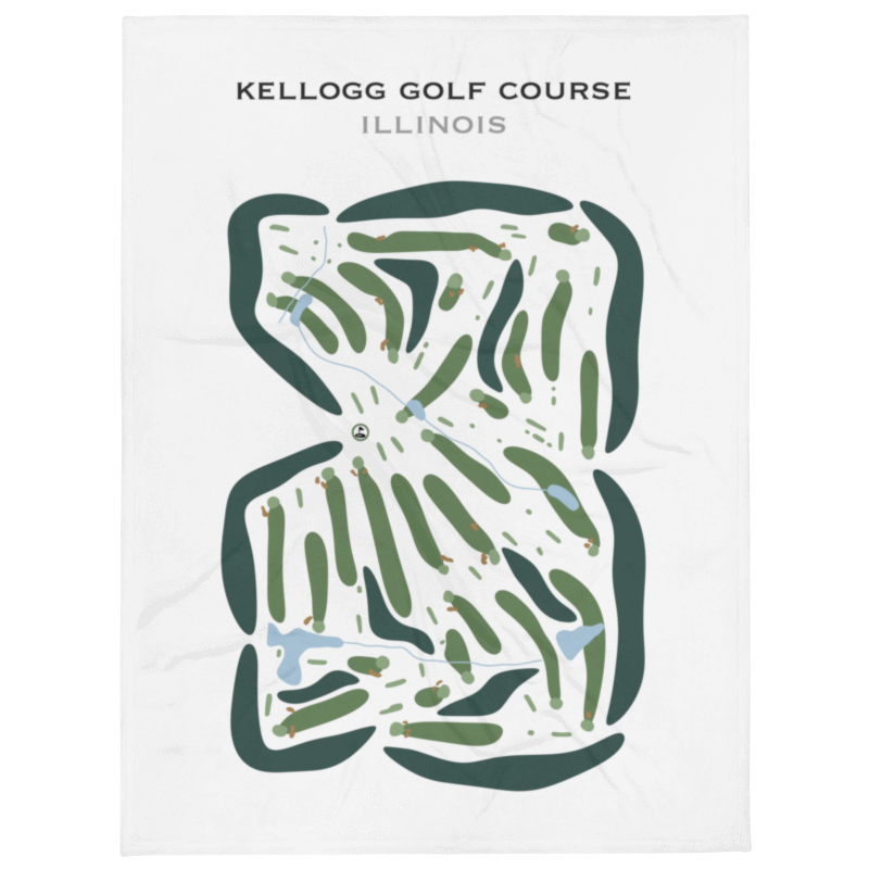 Kellogg Golf Course, Illinois - Printed Golf Courses