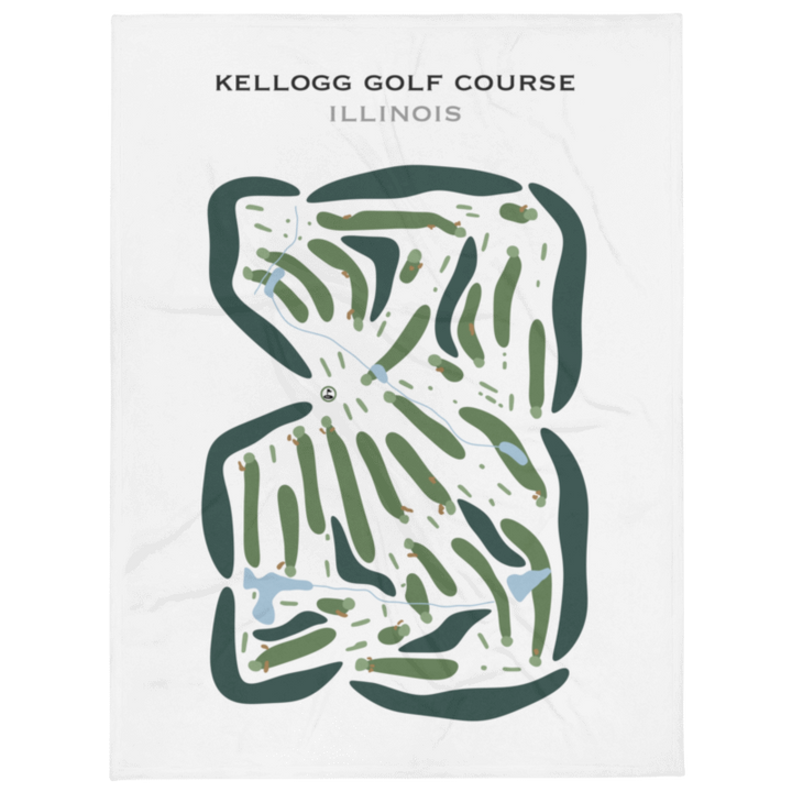 Kellogg Golf Course, Illinois - Printed Golf Courses