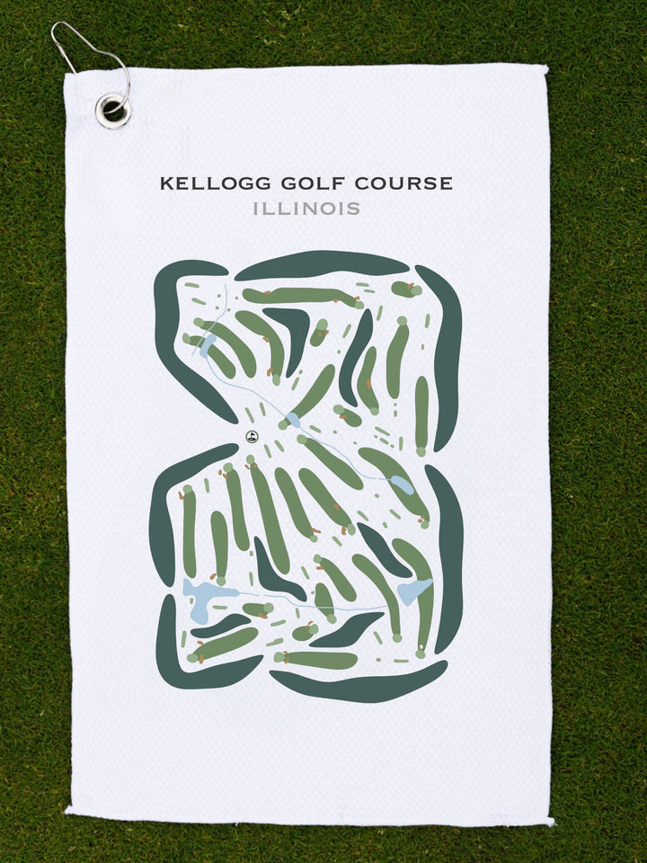 Kellogg Golf Course, Illinois - Printed Golf Courses