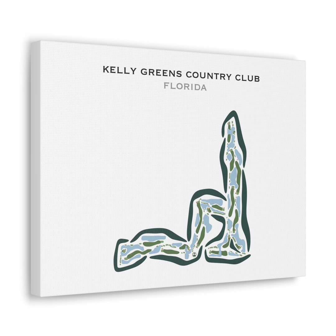 Kelly Greens Country Club, Florida - Printed Golf Courses