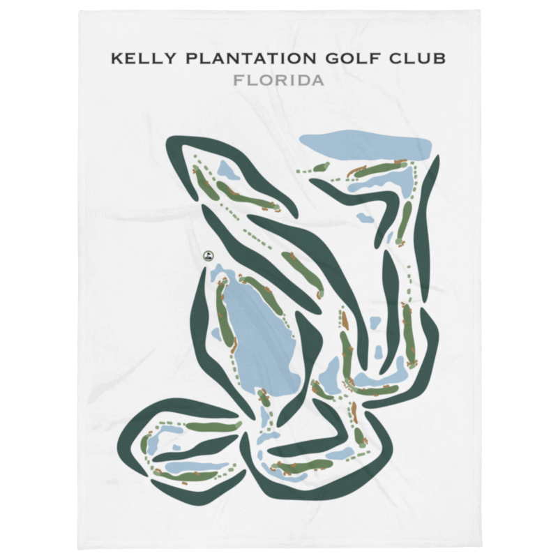 Kelly Plantation Golf Club, Florida - Printed Golf Courses