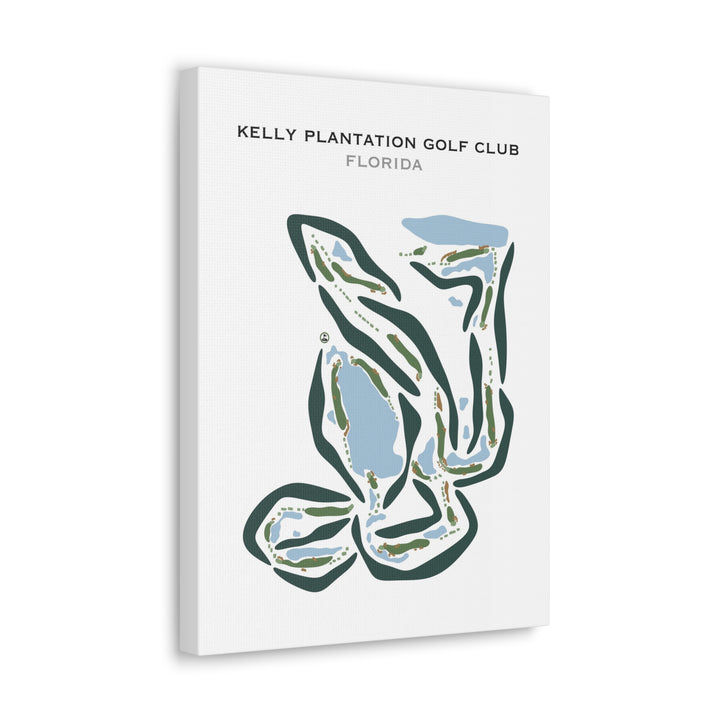 Kelly Plantation Golf Club, Florida - Printed Golf Courses