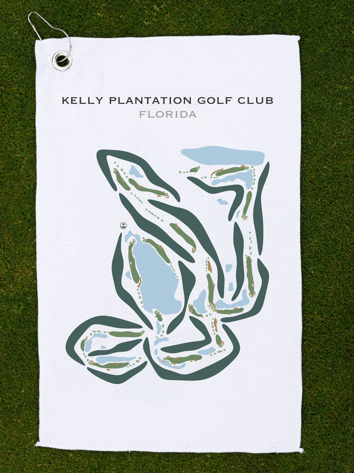 Kelly Plantation Golf Club, Florida - Printed Golf Courses