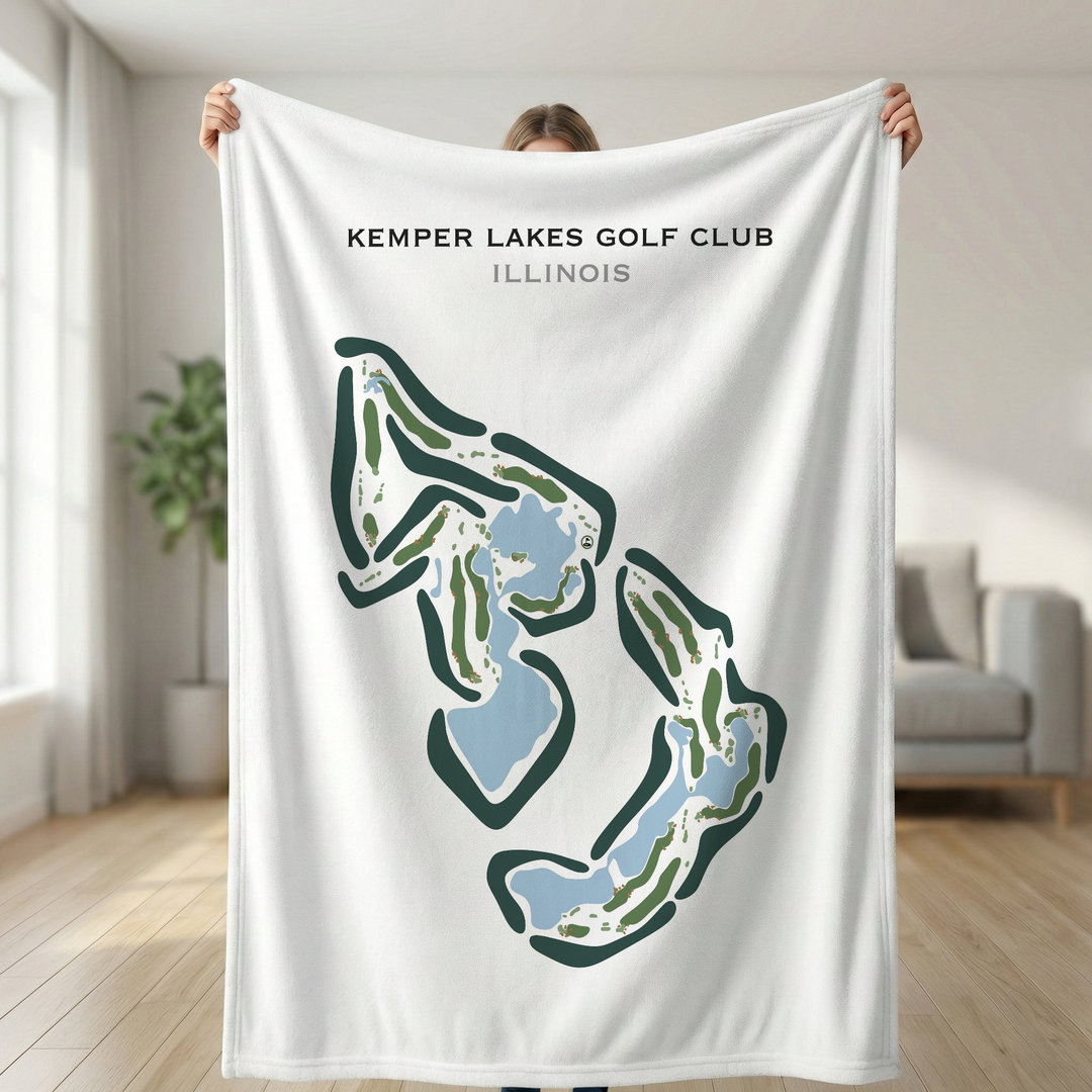 Kemper Lakes Golf Club, Illinois - Printed Golf Courses