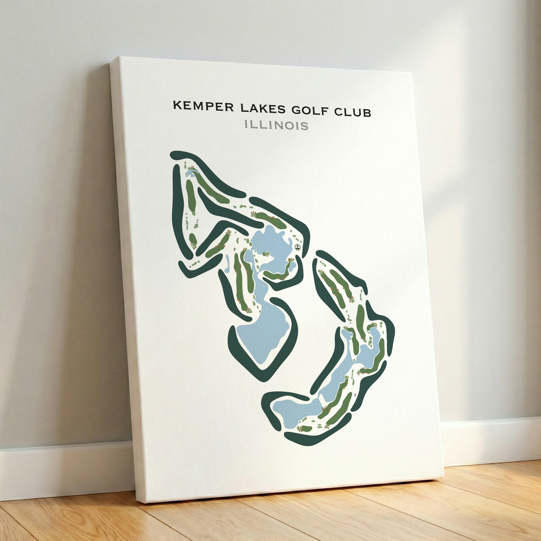 Kemper Lakes Golf Club, Illinois - Printed Golf Courses