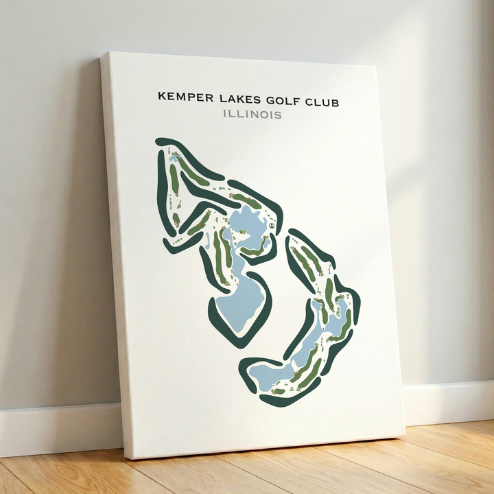 Kemper Lakes Golf Club, Illinois - Printed Golf Courses