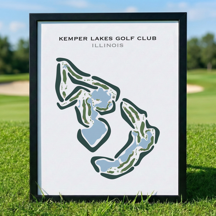Kemper Lakes Golf Club, Illinois - Printed Golf Courses
