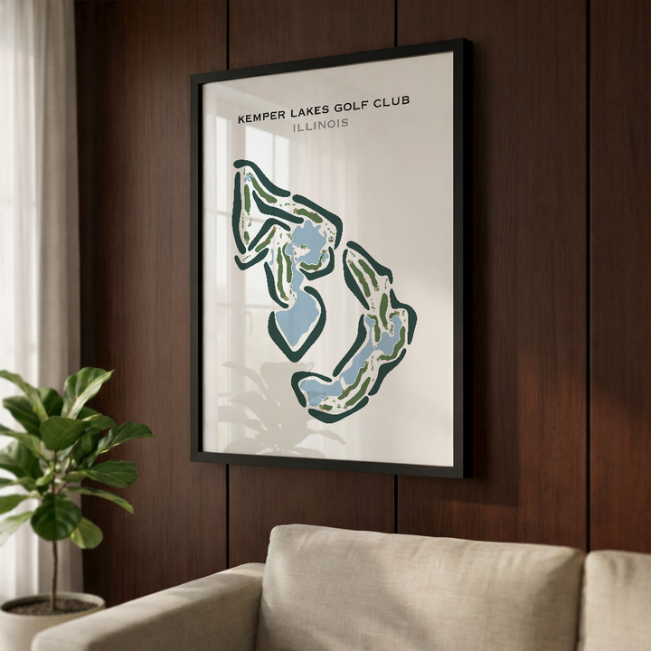 Kemper Lakes Golf Club, Illinois - Printed Golf Courses