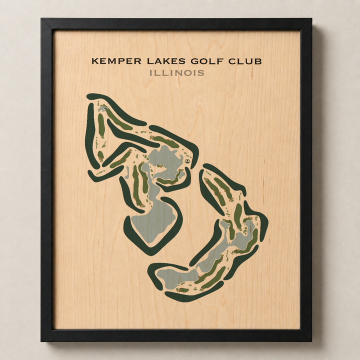 Kemper Lakes Golf Club, Illinois - Printed Golf Courses