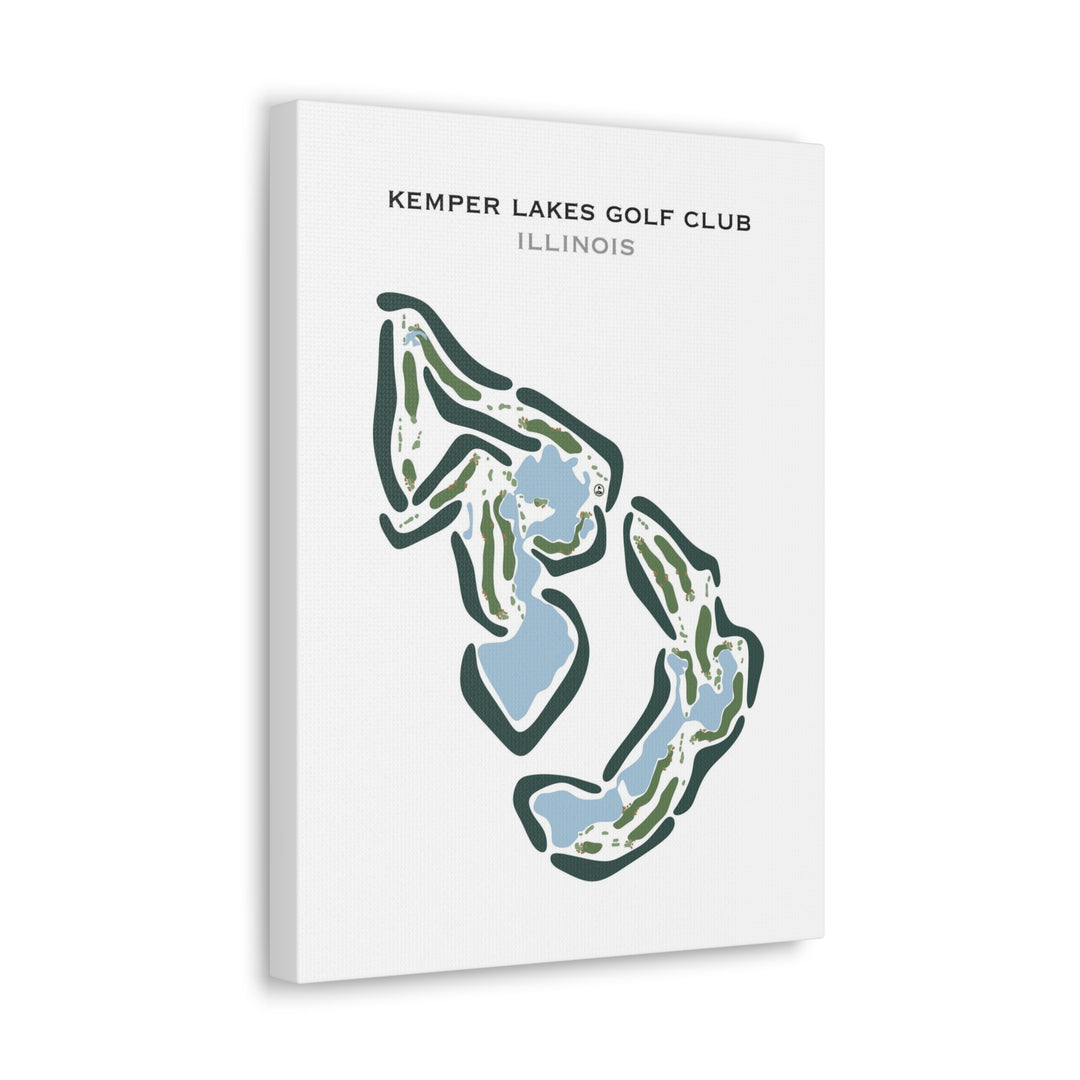 Kemper Lakes Golf Club, Illinois - Printed Golf Courses