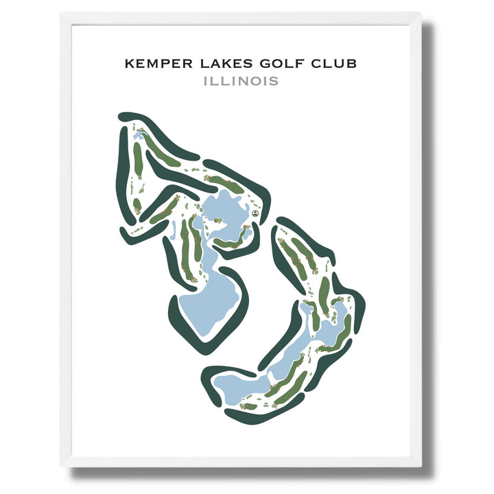 Kemper Lakes Golf Club, Illinois - Printed Golf Courses