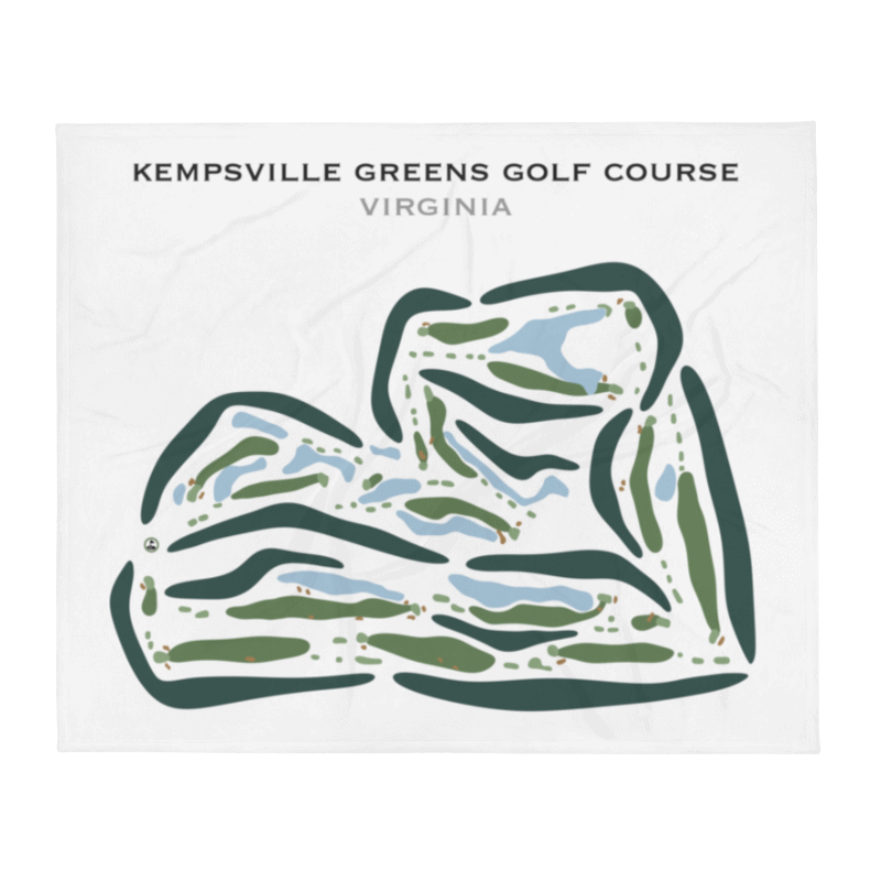 Kempsville Greens Golf Course, Virginia - Printed Golf Courses