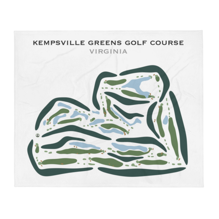 Kempsville Greens Golf Course, Virginia - Printed Golf Courses