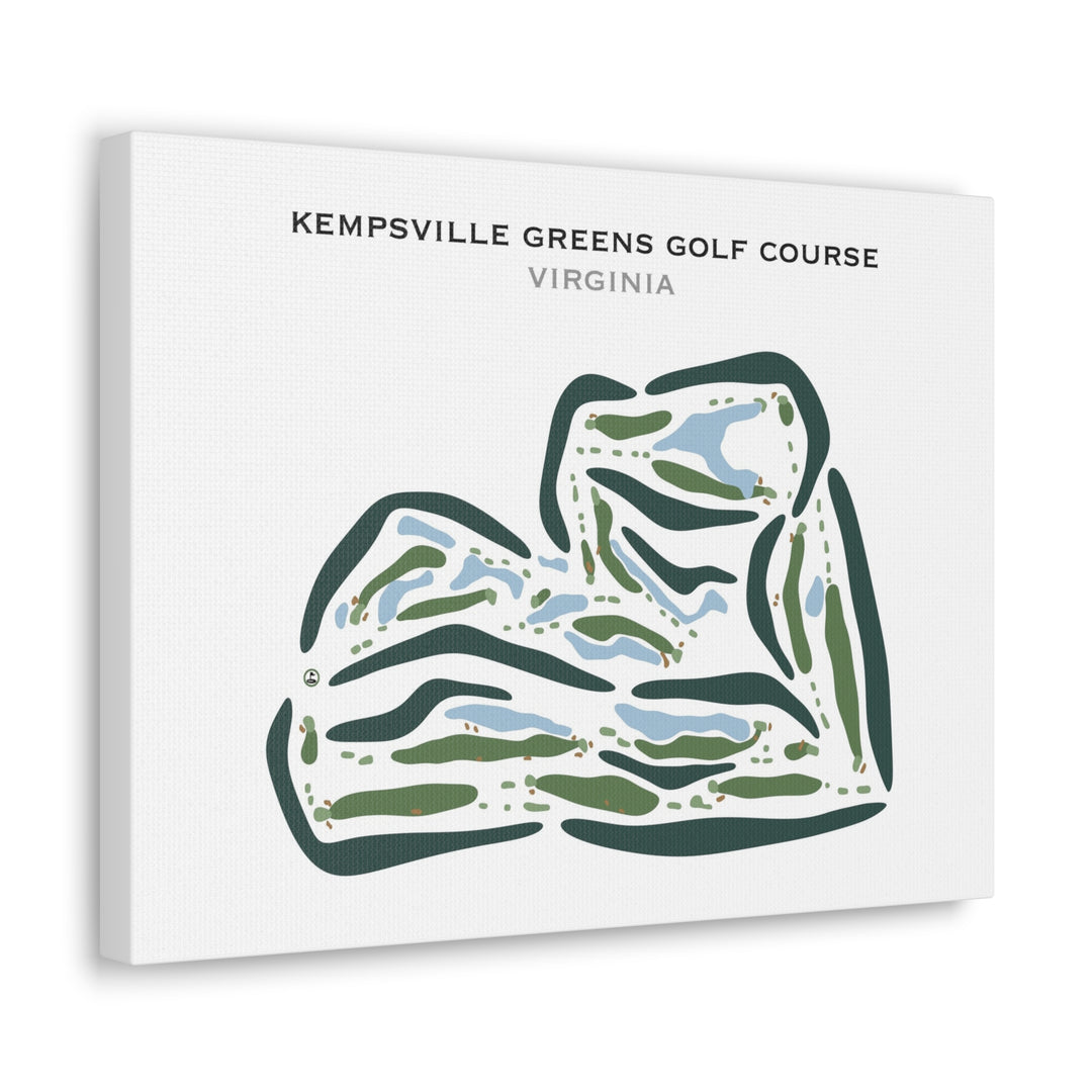 Kempsville Greens Golf Course, Virginia - Printed Golf Courses