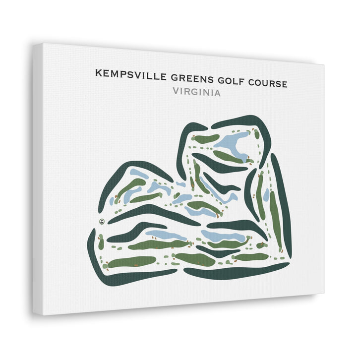 Kempsville Greens Golf Course, Virginia - Printed Golf Courses